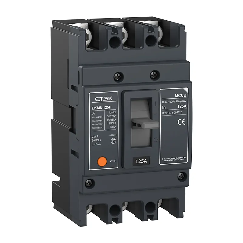 EKM8 Thermal magnetic Fixed Type MCCB 