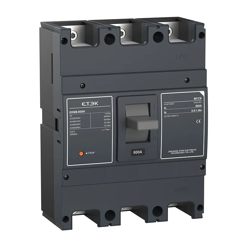 EKM8 Thermal magnetic Fixed Type MCCB 