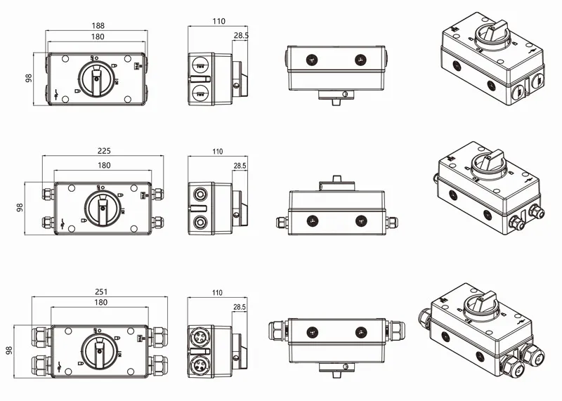 ekd6 el32 renclosure Gleichstromisolator 16