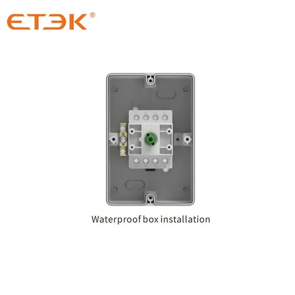 EKD6 plastic or aluminum box Isolator Switch