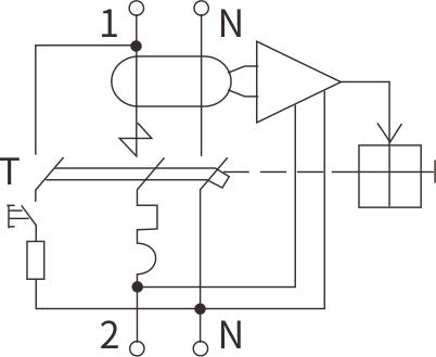 etek rcbo ekl3-63 schaltplan