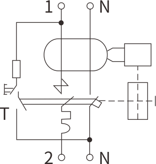 etek rcbo ekl3-40m schaltplan